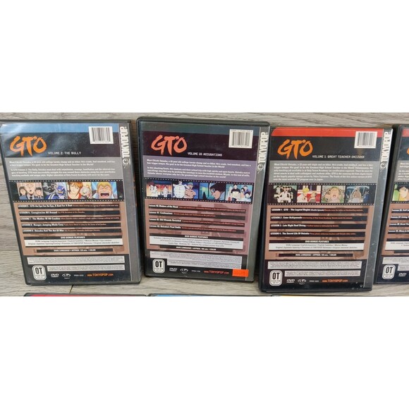 GTO: Great Teacher Onizuka - Vol.1-10 (Lot of 10 DVDS!)-Anime - Picture 7 of 14